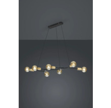 Lumină suspendată cu mai multe becuri și design modern