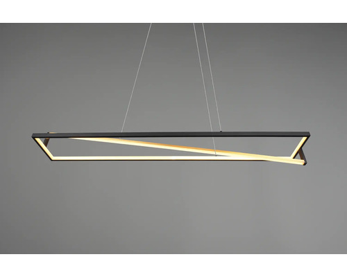 Lumină suspendată LED rectangulară din metal