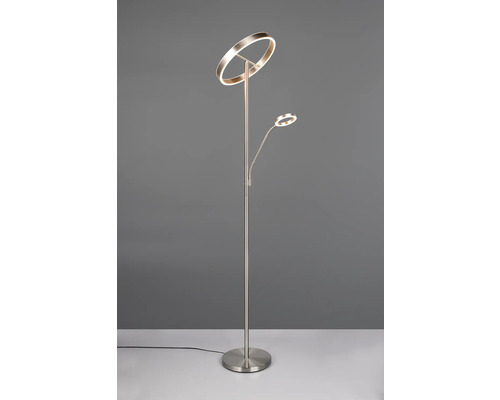 Lampă de podea cu două capete de iluminare inelare