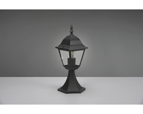 Lumină soclu negru pentru exterior