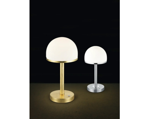 Două lămpi de masă cu abajur emisferic