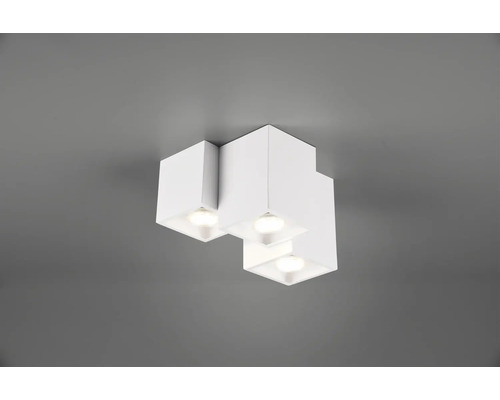 Lumină de plafon pătrată cu trei surse de lumină