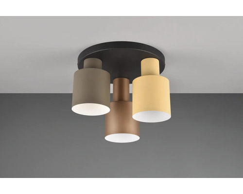 Lumină de plafon cu trei abajururi
