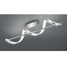 Lumină de tavan modernă cu design curbat și elemente metalice