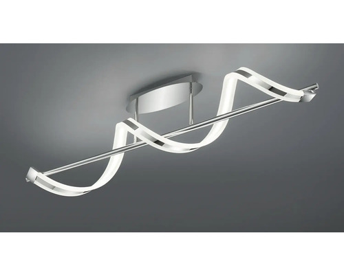 Lumină de tavan modernă cu design curbat și elemente metalice