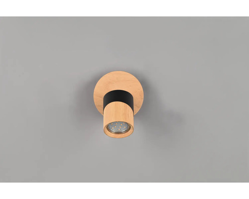 Lumină de plafon de culoarea lemnului cu sursă de lumină LED