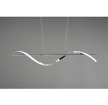 Lumină suspendată LED modernă cu design curbat.