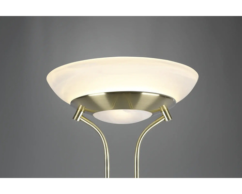 Lampă de podea cu abajur din sticlă