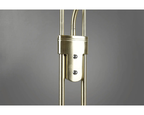 Detaliu lampă de podea cu elemente metalice