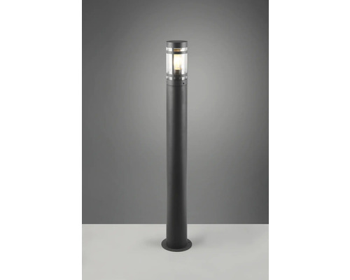Lumină de exterior în formă de stâlp cu cap de iluminare din sticlă