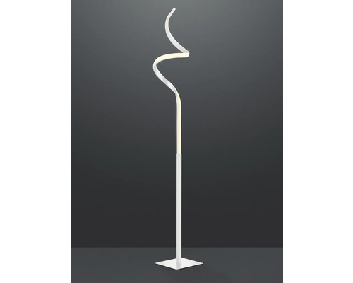 Lampă de podea cu LED alb cu design curbat