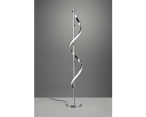 Lampă de podea cu LED cu design spiralat din metal