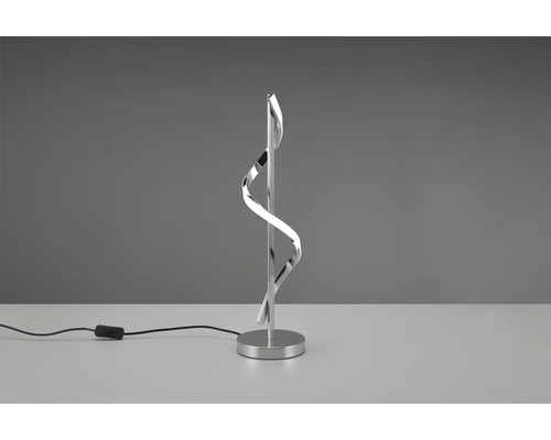 Lampă de masă cu design spiralat din metal