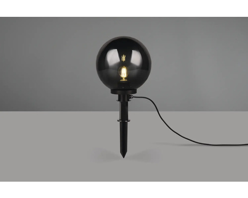 Lumină de grădină cu țăruș de pământ și formă rotundă