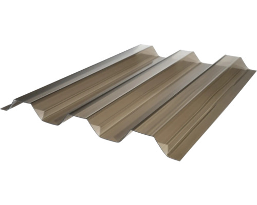 Policarbonat Esprit trapez 30/10 1200x780x0,6 mm bronz Placă profilată din plastic