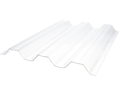 Policarbonat Esprit trapez 30/10 1200x780x0,6 mm clar Tablă trapezoidală din plastic