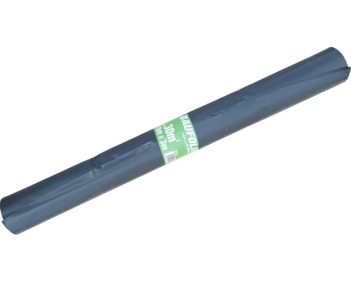 Folie de construcție gri, 30 de metri pătrați, grosime de aproximativ 0,20 milimetri