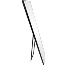 Oglindă de podea cu ramă neagră