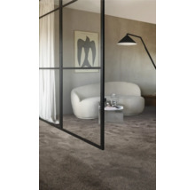 Living modern cu covor, canapea și decorațiuni