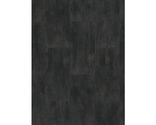 Podea din scânduri de vinil cu decor de piatră