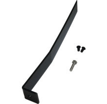 Suport metalic negru cu șuruburi