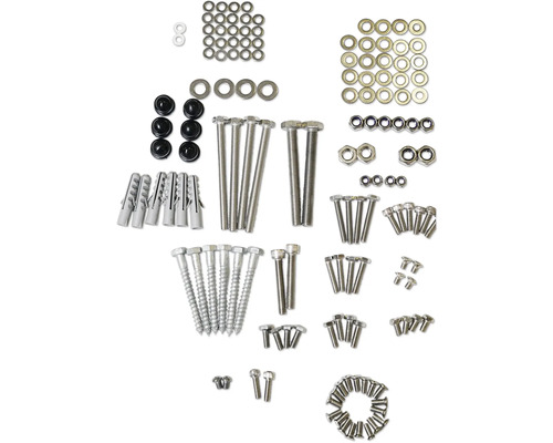 Piesă de schimb set montaj pentru marchiză 10329557, 10329559, 10329560 Diverse șuruburi, piulițe, șaibe și dibluri