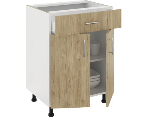 Corp inferior de bucătărie cu sertar și ușă