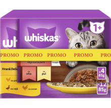 Pachet multiplu hrană pentru pisici Whiskas pentru pisici de la un an