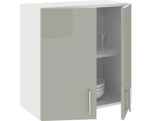 Dulap suspendat cu rafturi pentru amenajarea bucătăriei