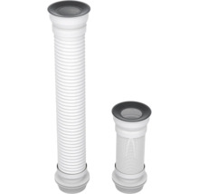 Două sifoane flexibile din plastic pentru chiuvete și lavoare