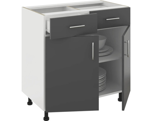 Dulap de bucătărie cu sertare și rafturi