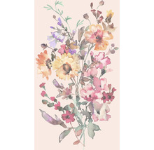 Ilustrație a unui buchet de flori în stil acuarelă