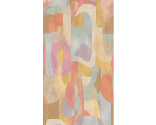 Model abstract cu forme geometrice pentru design de perete