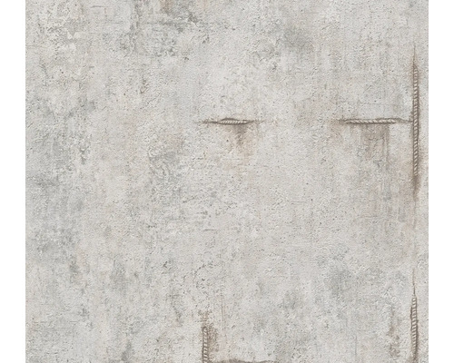 Tapet cu structură de beton și motive de frânghie
