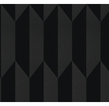 Tapet negru cu model geometric 3D săgeată