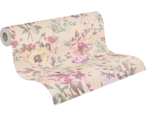 Rola de tapet cu model floral
