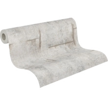Rola tapetă cu aspect de beton și design cu frânghii