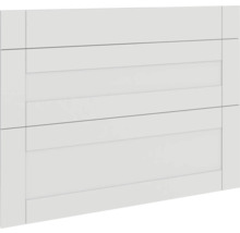 Element de gard alb cu aspect de panou orizontal pentru exterior
