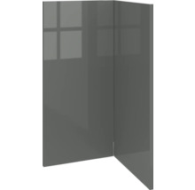 Front de mobilier gri lucios