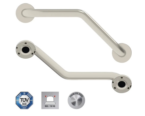 Bară de sprijin unghiulară din oțel inoxidabil