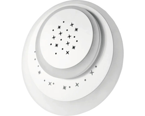 Aplică perete interior cu LED integrat Avide Amalia 33W 2400 lumeni 3000-6500K Lampa de noptieră cu model de stele