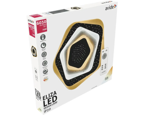 Ambalajul lămpii de design Avide Eliza LED cu telecomandă