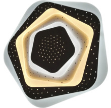 Plafonieră LED modernă cu model