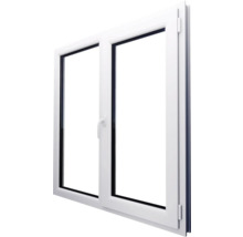 Fereastră din plastic alb cu două canaturi