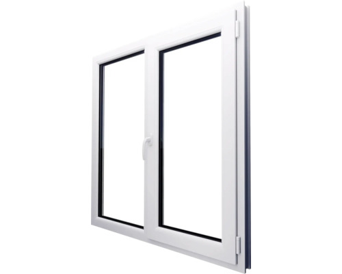 Fereastră din plastic alb cu două canaturi