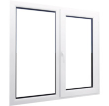 Fereastră din plastic alb cu două canaturi