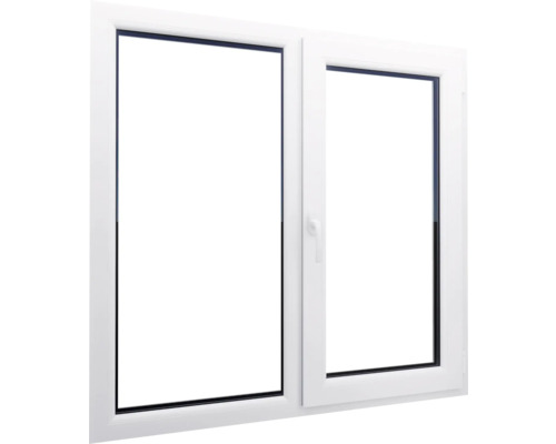 Fereastră din plastic alb cu două canaturi