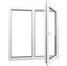 Fereastră deschisă cu ramă din plastic