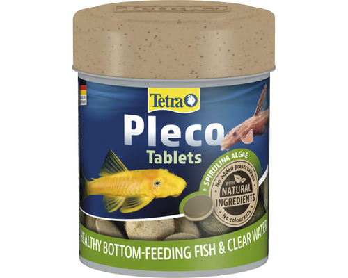 Hrană pentru pești, tablete, Tetra Pleco Tablets Tablete Tetra Pleco pentru pești sănătoși care se hrănesc pe fund și apă limpede
