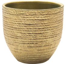 Ghiveci de flori cu suprafață canelată orizontal